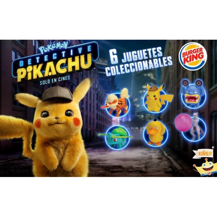 Jual Pokemon Detective Pikachu Burger King Toys Kids Meals Mainan