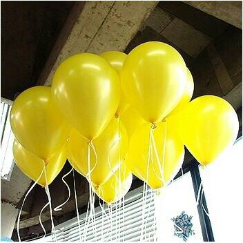 Jual Balon Latex Kuning Metalik isi 50 pcs | Shopee Indonesia