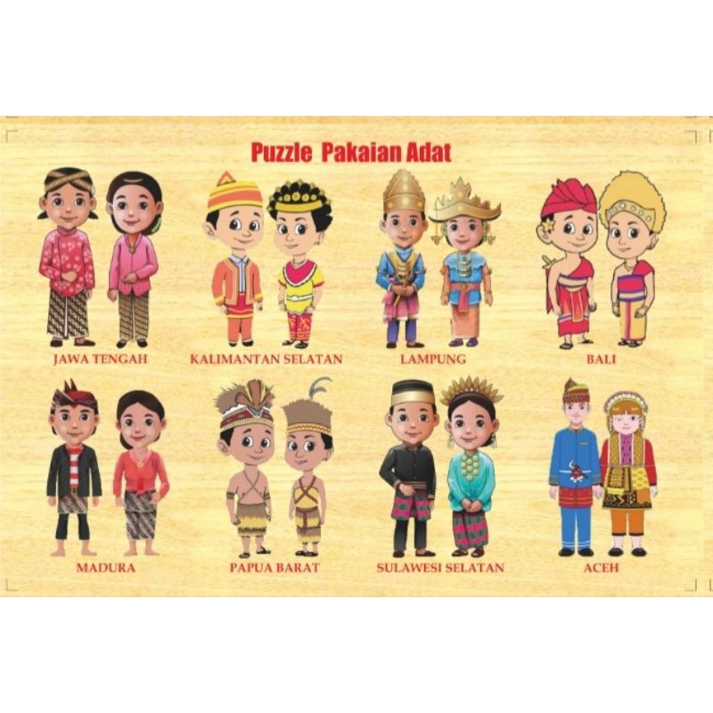 Jual Puzzle Pakaian Adat | Shopee Indonesia
