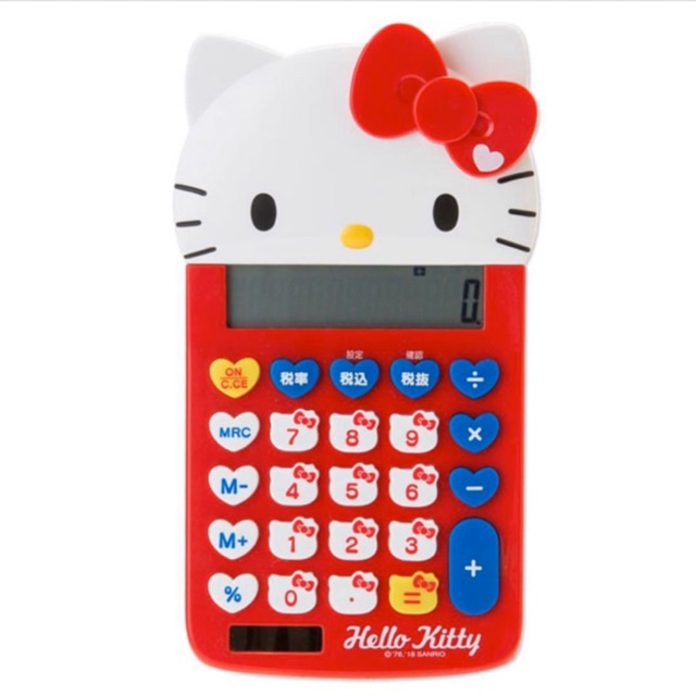 Jual Kalkulator Hello Kitty Merah 12 Digit Original Lisensi SANRIO ...