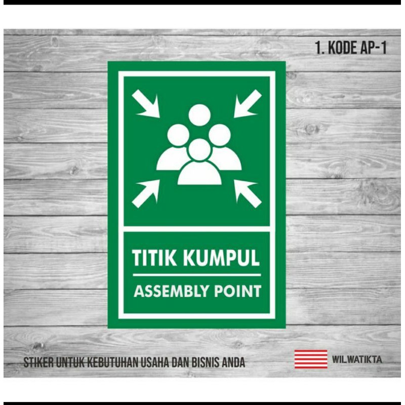 Jual SIGN K3 RAMBU STICKER LABEL TITIK KUMPUL 20×30CM | Shopee Indonesia