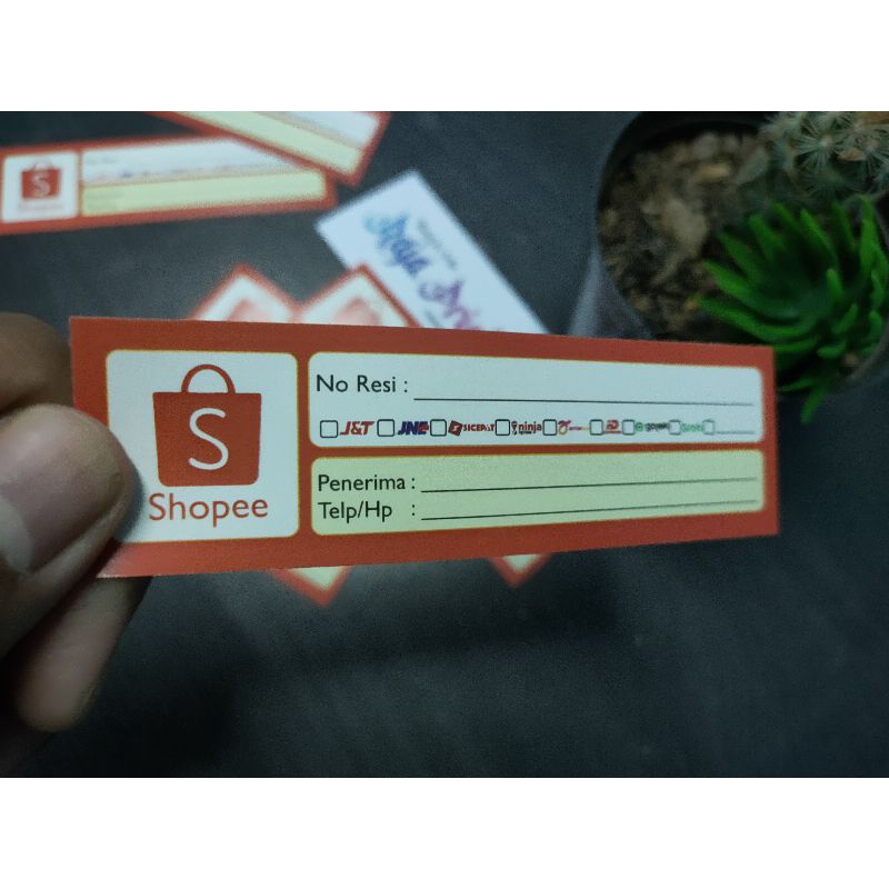 Jual Stiker Pengiriman Marketplace Sopee Murah Praktis Siap Kirim ...