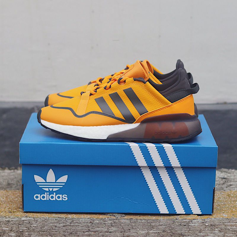 Jual ADIDAS ZX 2K BOOST PURE ORANGE | Shopee Indonesia