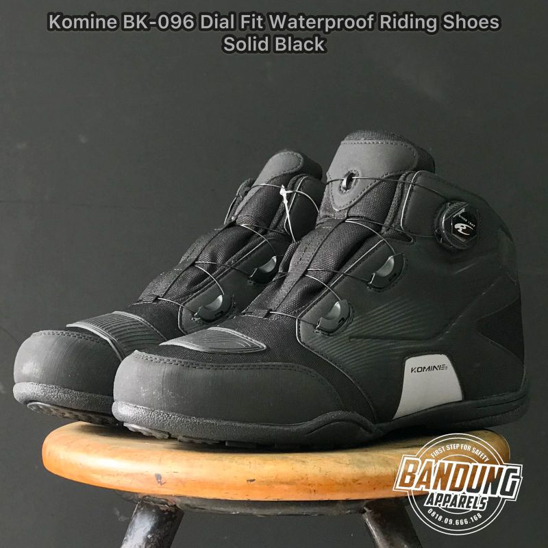 Jual Sepatu Motor Komine BK 096 Dial Fit Waterproof Riding Shoes