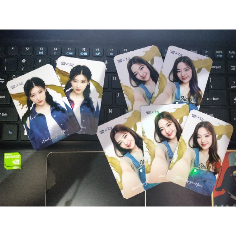 Jual Itzy X Ultra Milk Photocard Shopee Indonesia