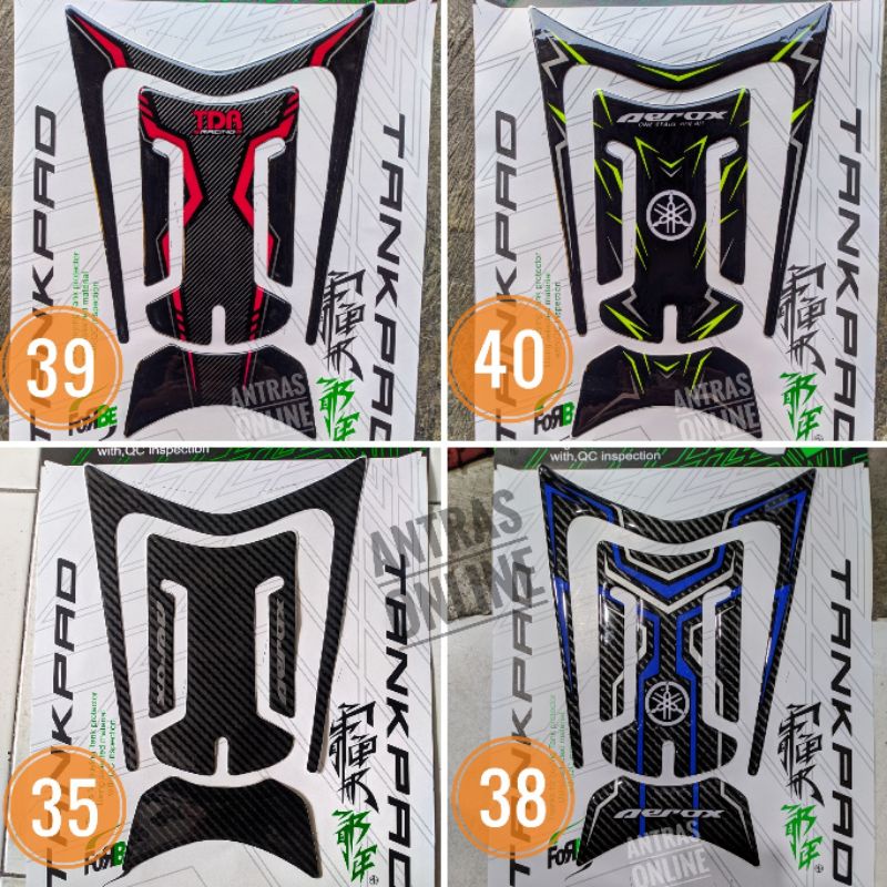 Jual Tankpad Yamaha Aerox Old Stiker Timbul Pelindung Tangki Sticker Deckpad Motor Shopee