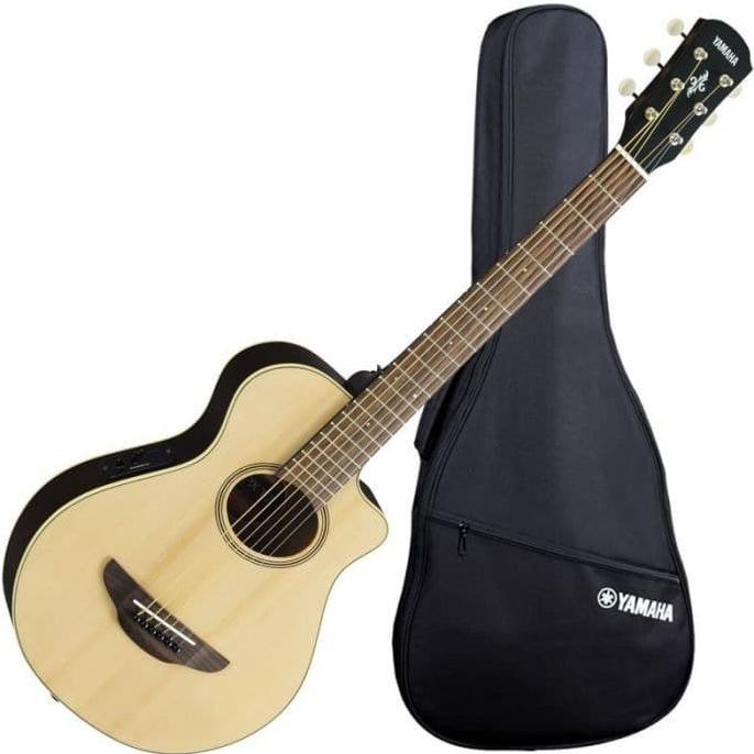 Jual Yamaha Apx T Travel Acoustic Electric Guitar Natural Shopee