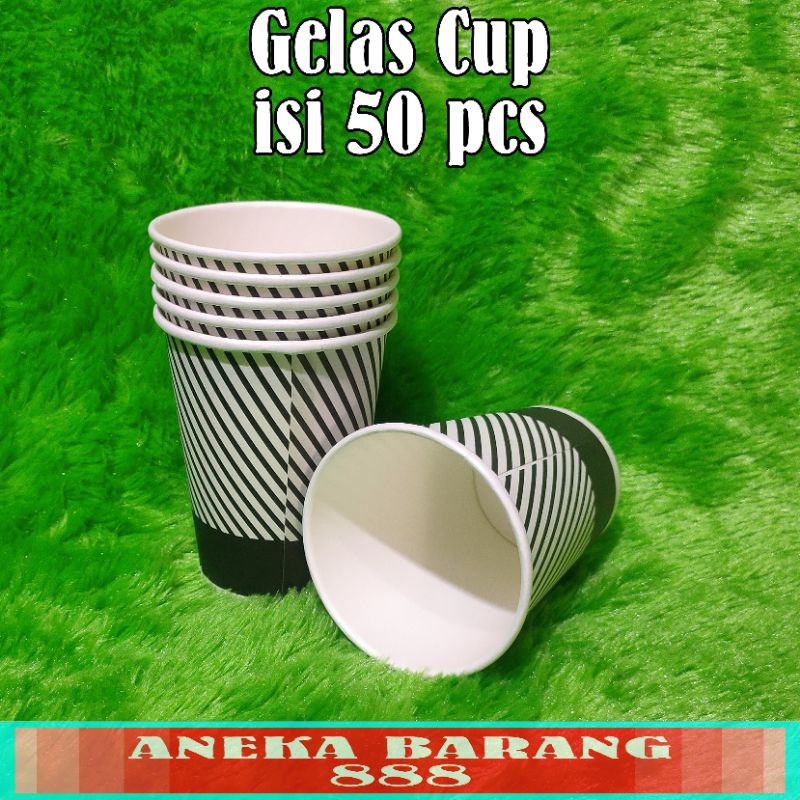 Jual paper cup isi 50 pcs gelas kopi | Shopee Indonesia
