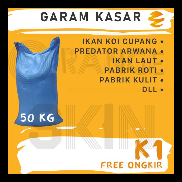 Jual Terbaru Garam Krosok Garam Ikan Garem Kasar 50 Kg K1 Diantar Shopee Indonesia 8670