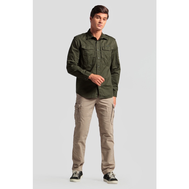 Jual Kemeja Lengan Panjang Asli MGee 3451C Gordon 049 Dark Green dan ...