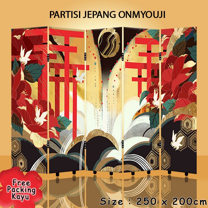 Jual Sketsel Partisi Onmyouji Jepang Pembatas Ruang Ukuran X Cm