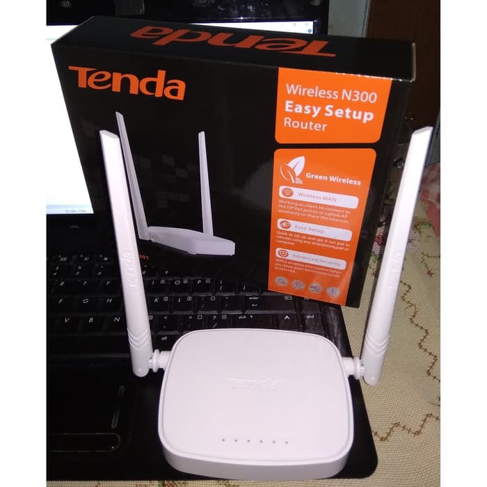 Jual Tenda Wifi N301 Wireless Router 300Mbps 2 Antena WISP Support N301 ...