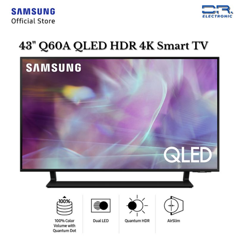 Jual Samsung 43Q60A 43" Q60A QLED 4K Smart TV (2021) QA43Q60A ...