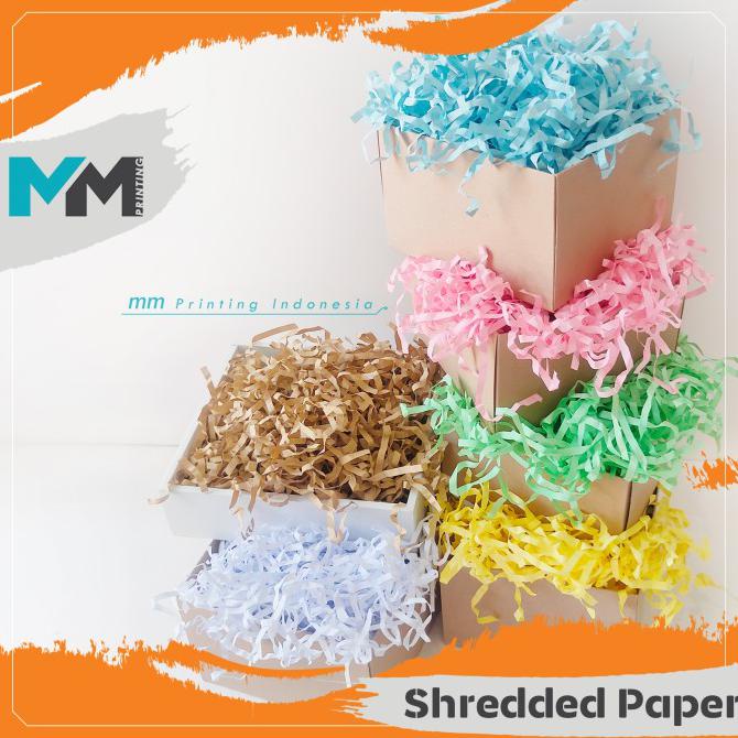 Jual Gift Box Filler/Shredded Paper/Isian Parcel/Kertas Cacah/Isi