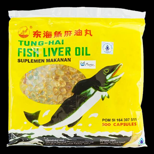 Jual Minyak Ikan Tung Hai Fish Liver Oil 500 Kapsul tunghai Shopee