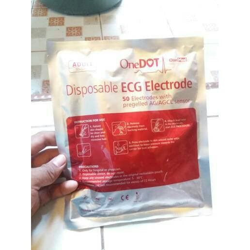 Jual ECG Electrode One med / ped Electroda Shopee Indonesia