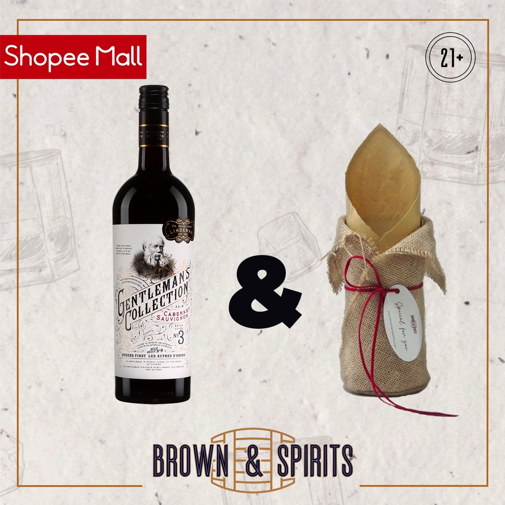 Jual Lindemans Gentleman Collection No.3 Sauvignon + Get BNS Christmas Wine Glass