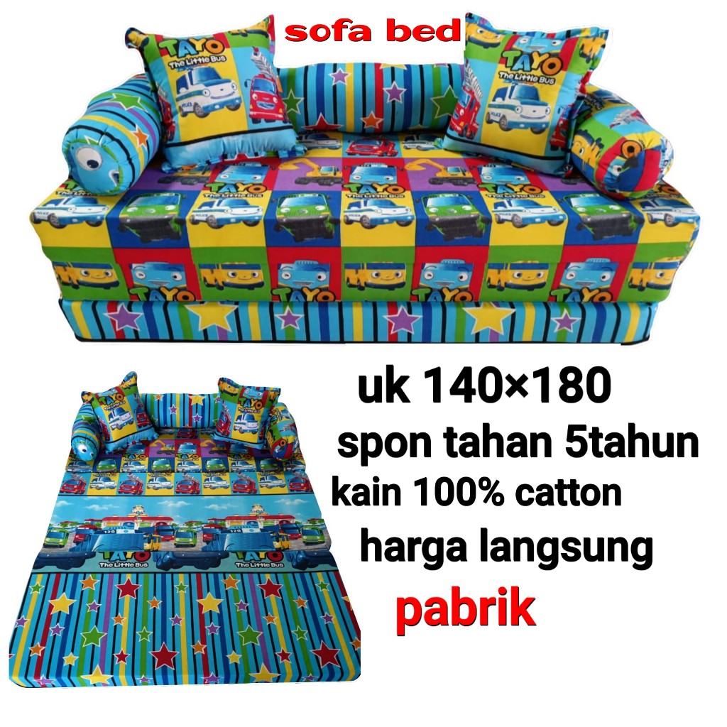 Jual Sofa Bed Kursi Tamu Minimalis Kasur Karakter Sofabed Murah Sofa ...