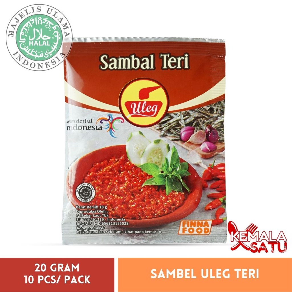 Jual Sambal Sambel Uleg Bawang Rawit Ijo Teri Terasi Kemiri Pedas Finna