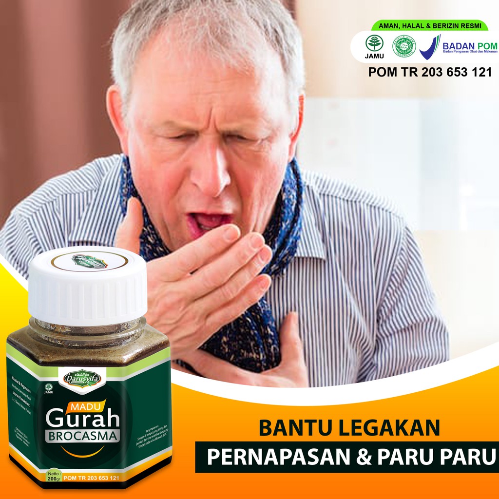 Jual Madu Gurah Batuk Darusyifa 200 Gr Brocasma Atasi Asma Sesak Nafas Batuk Bronkitis Paru 6602