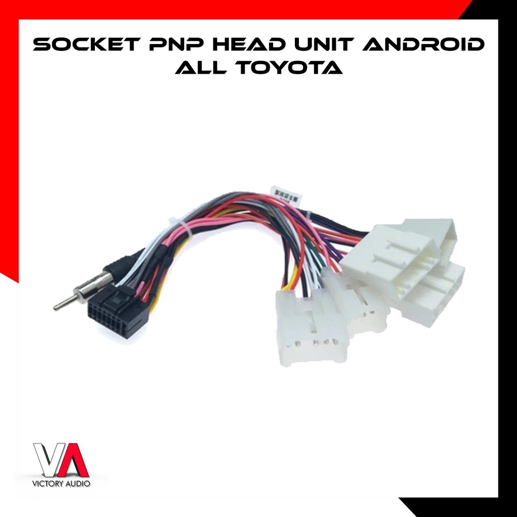 Jual Socket PnP Head Unit Android untuk Mobil Toyota dan Daihatsu High ...