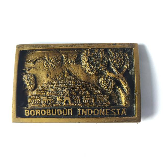 Jual KULKAS GAMBAR CANDI BOROBUDUR DENGAN POHON BAHAN FIBERGLASS