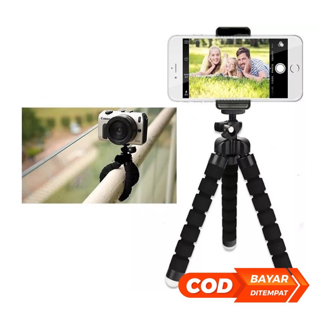 Jual Tripod Phone Holder Mini For Handphone Dan Kamera Multifungsi