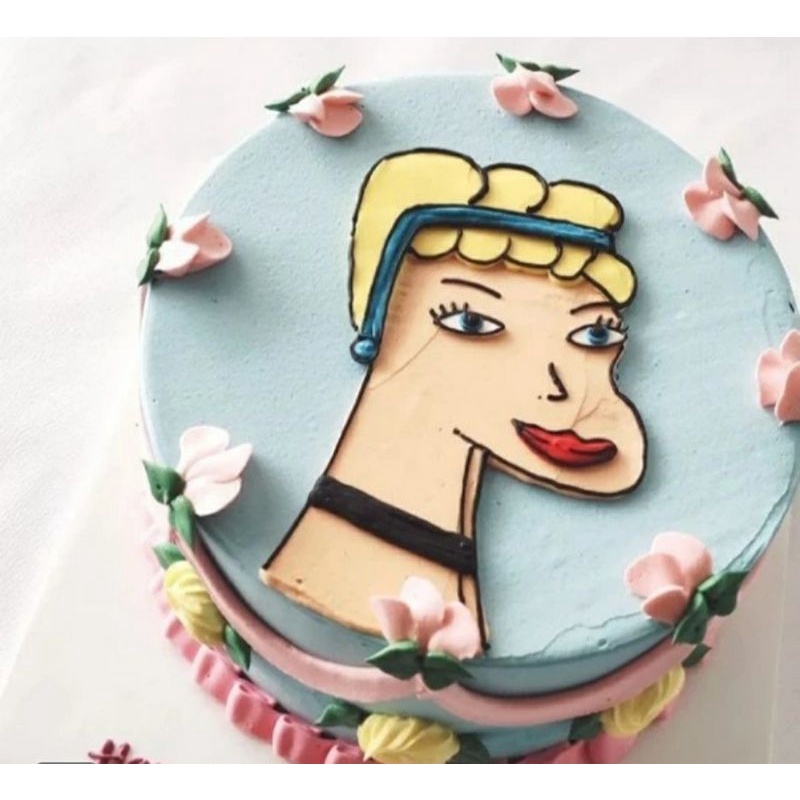 Jual Ready stock langsung kirim UGLY CAKE / kue jelek / kue prank / kue