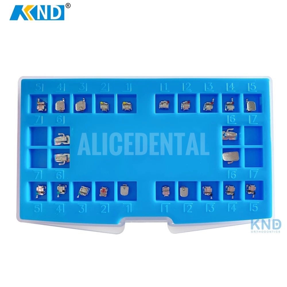 Jual Dental bracket ortho self ligating metal roth 345 hook KND braces ...