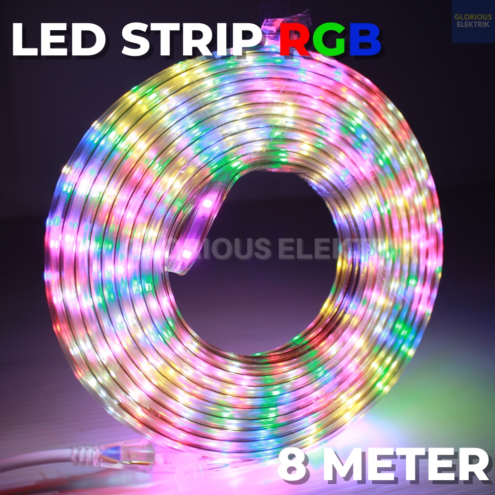 Jual Lampu Led Strip Selang Rgb Multi Colour Warna Warni Meter Shopee Indonesia