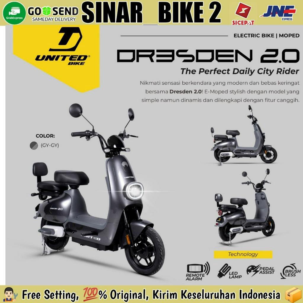 Jual Sepeda Listrik UNITED DRESDEN Electric E Bike 600 Watt