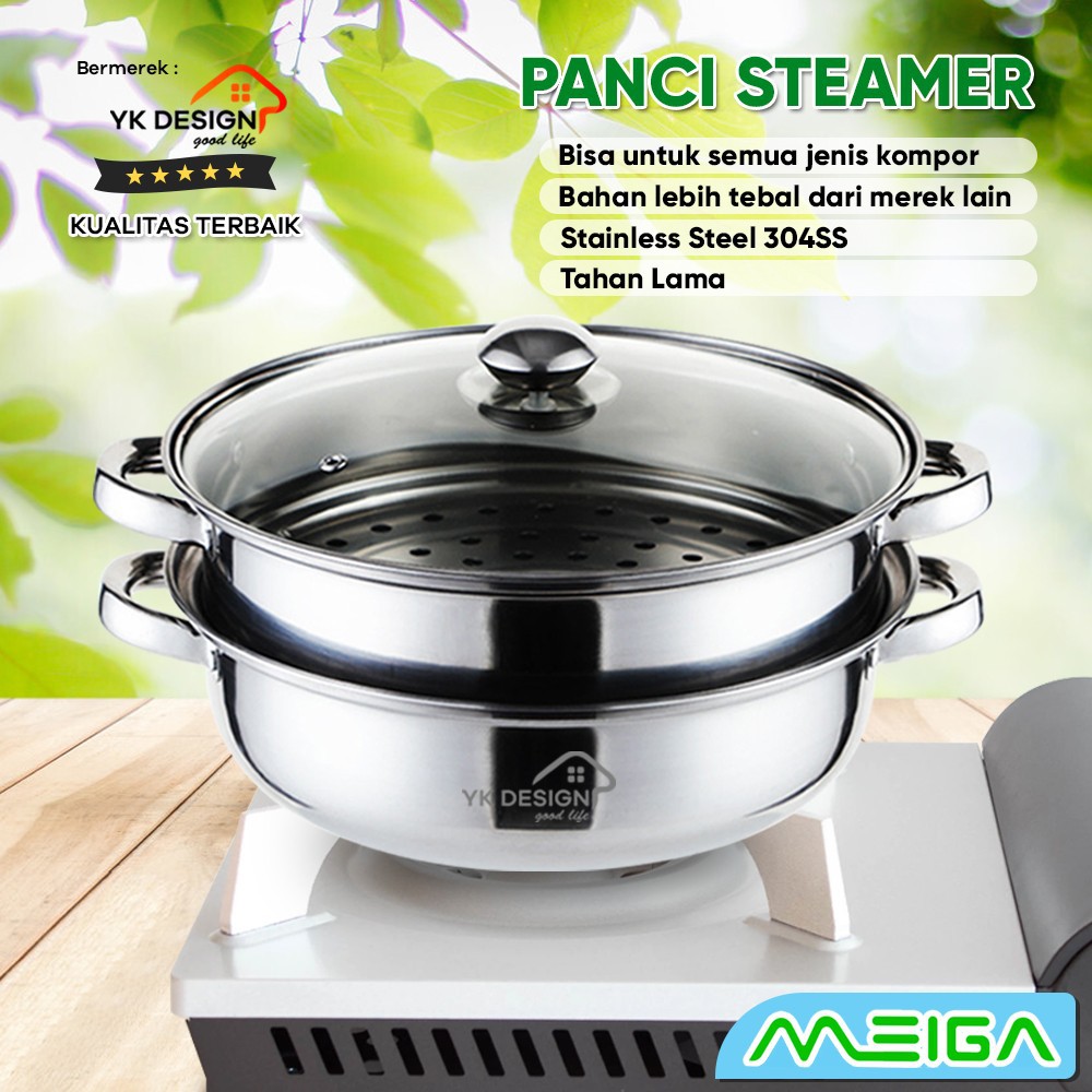 Jual Panci Kukusan Stainless Panci Steamer Stainless Panci Susun Yk