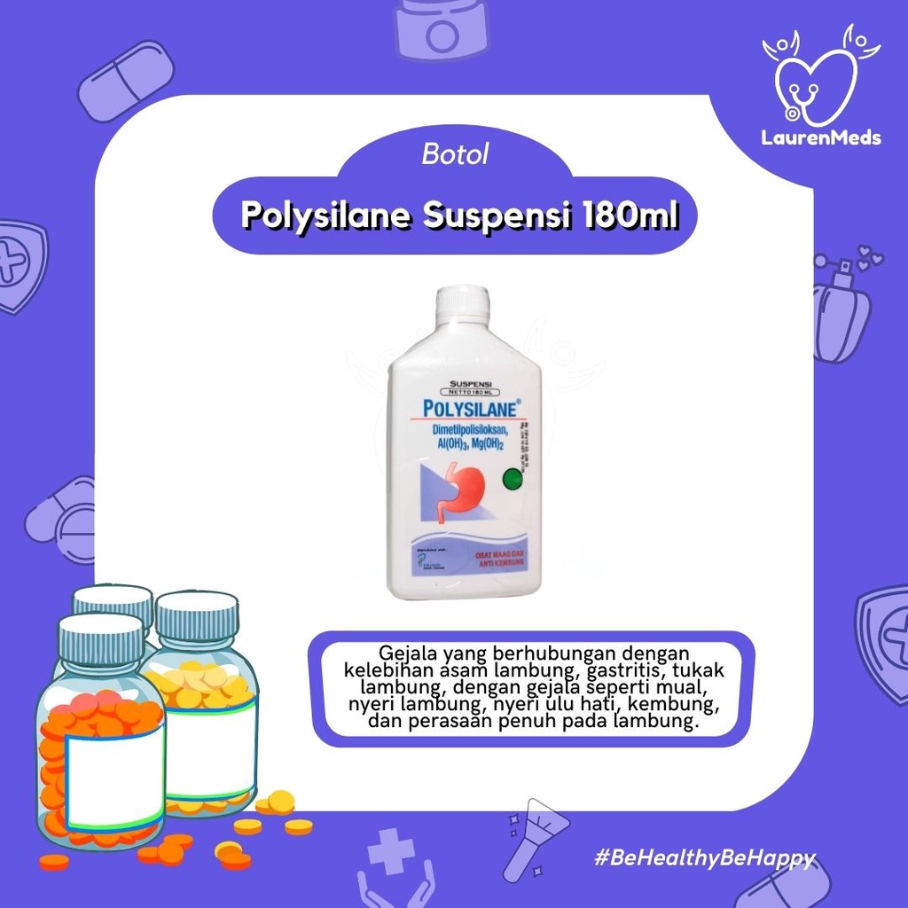 Jual Polysilane Suspensi 100ml | Polysilane Suspensi 180ml | BOTOL ...