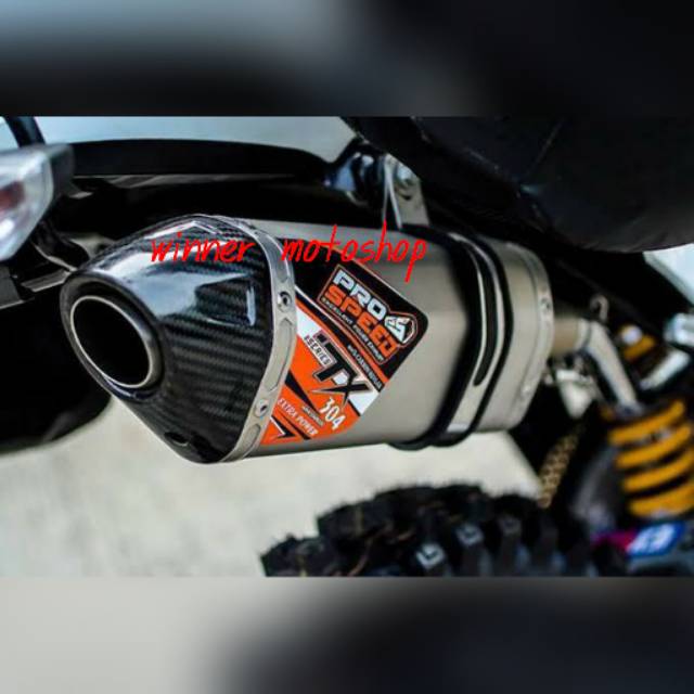 Jual Knalpot Prospeed TX Series Karbon Full System Yamaha WR155