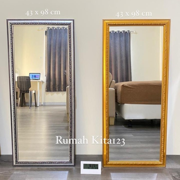 Jual Cermin Dinding Minimalis Cermin Rias Kaca Full Body Bodi 30 X 45