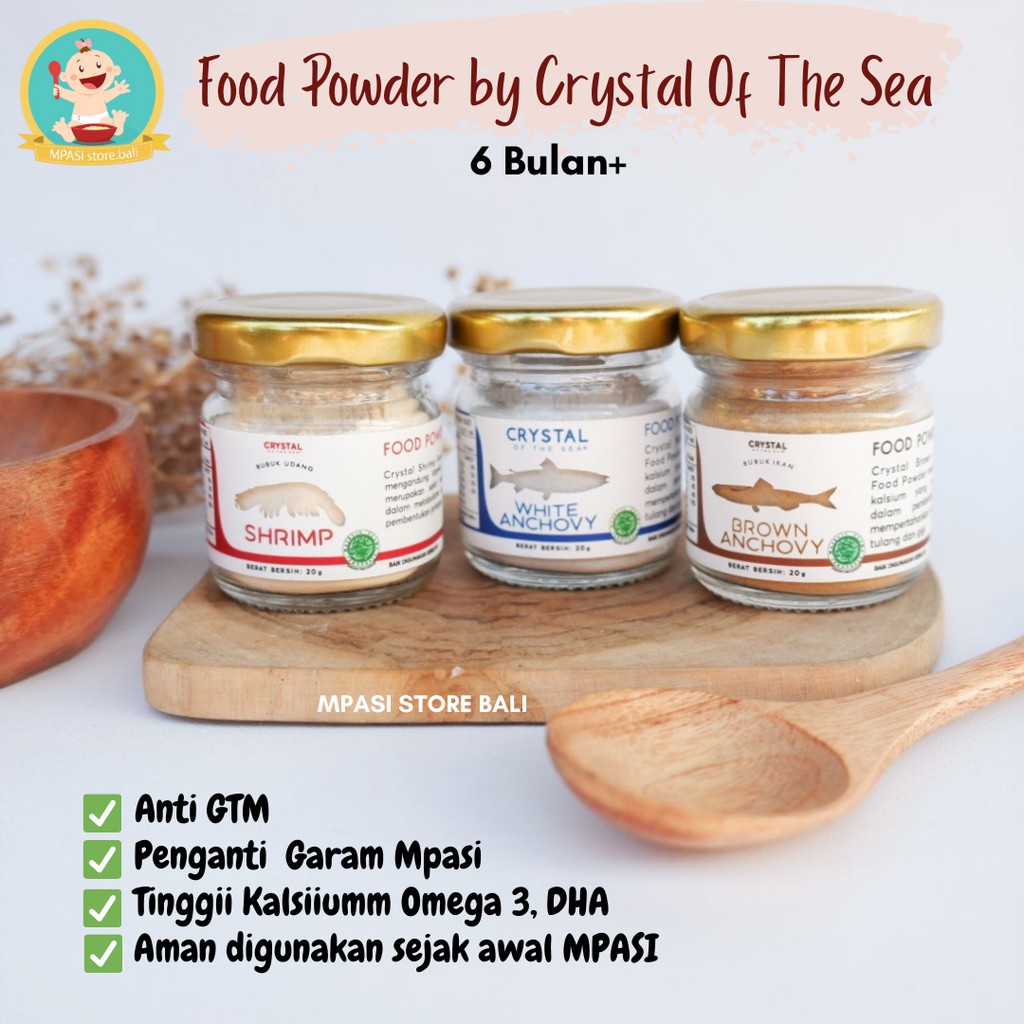 Jual White Anchovy Food Powder 20gr Bubuk Teri Untuk Mpasi Tanpa MSG