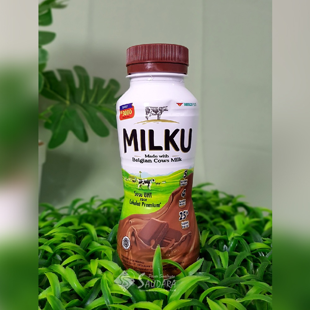 Jual Milku Uht Coklat Premium 200 Ml Susu Uht Rasa Cokelat Shopee