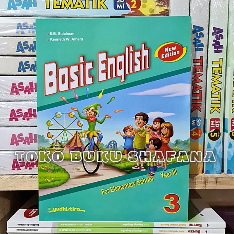 Jual ORIGINAL!!! Buku BASIC ENGLISH NEW EDITION Kelas 1,2,3,4,5,6 SD ...