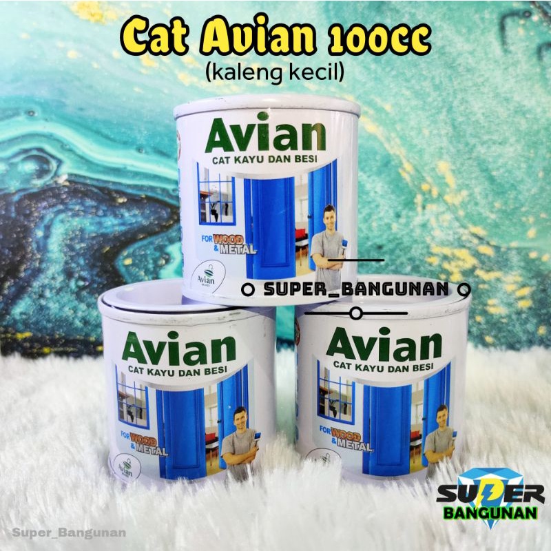 Jual Avian Cat Kayu Dan Besi 100 Cc Kaleng Kecil Shopee Indonesia 8384