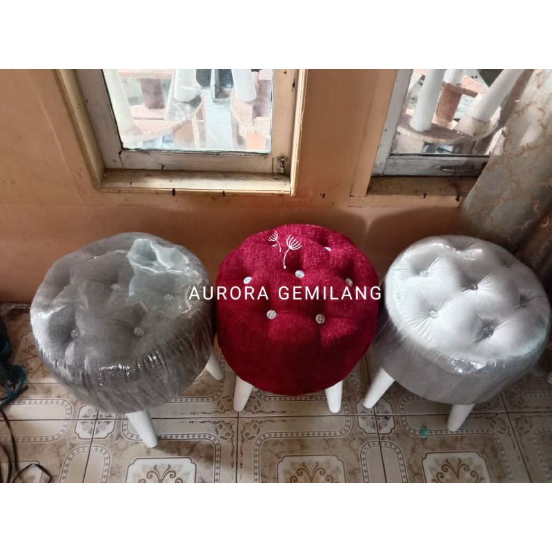 Jual Stool Bulat Stool Jamur Sofa Stool Kursi Stool Ready Stock