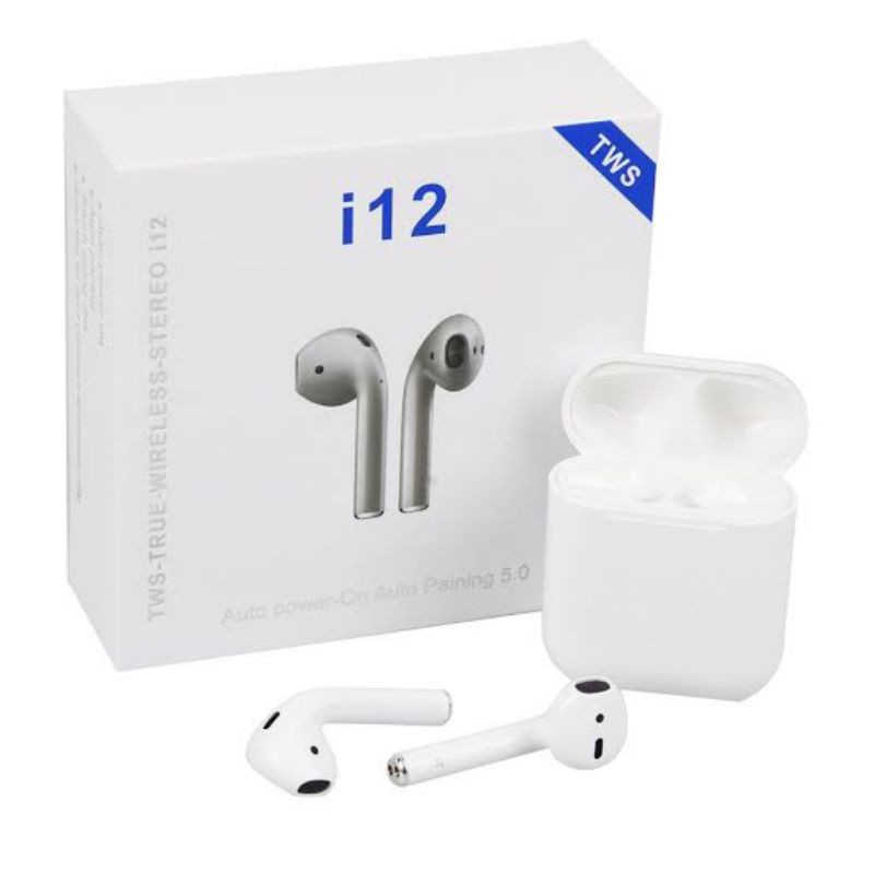 Cara ngecas cheap airpods i12 tws