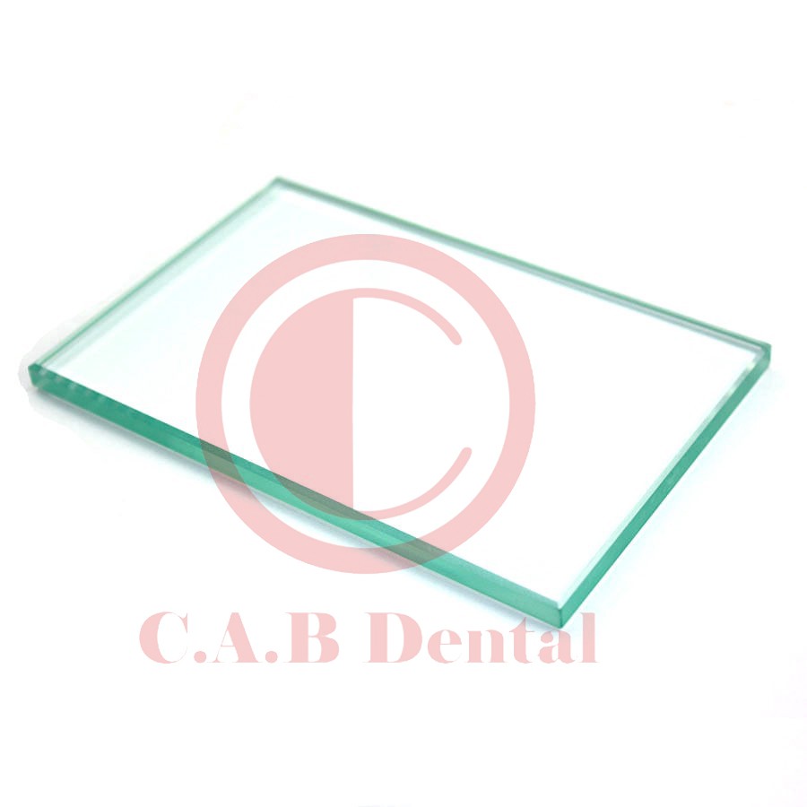 Jual ACESORIES DENTAL GLASS PLATE / GLASS SLAB / MIXING PAD Shopee