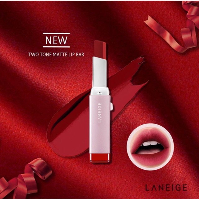 Jual Laneige Two Tone Matte Lip Bar Lipstick made in Korea 100% ...