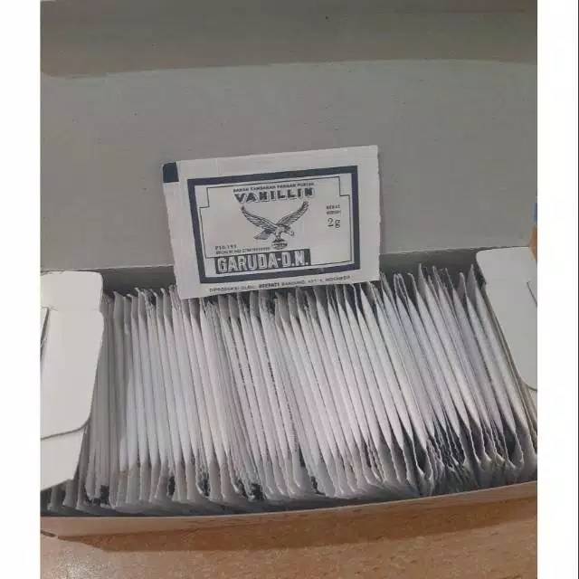 Jual VANILLIN/ VANILLI BUBUK SACHET 100 PCS Shopee Indonesia