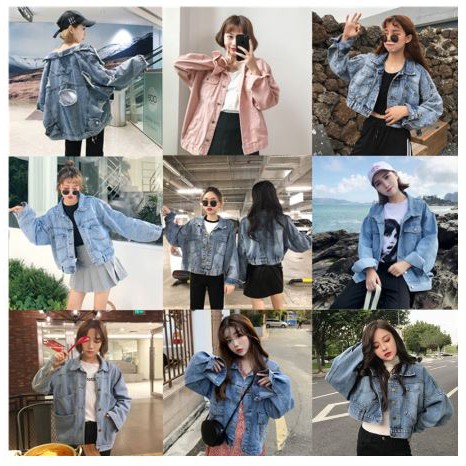 Jaket store jeans oversize