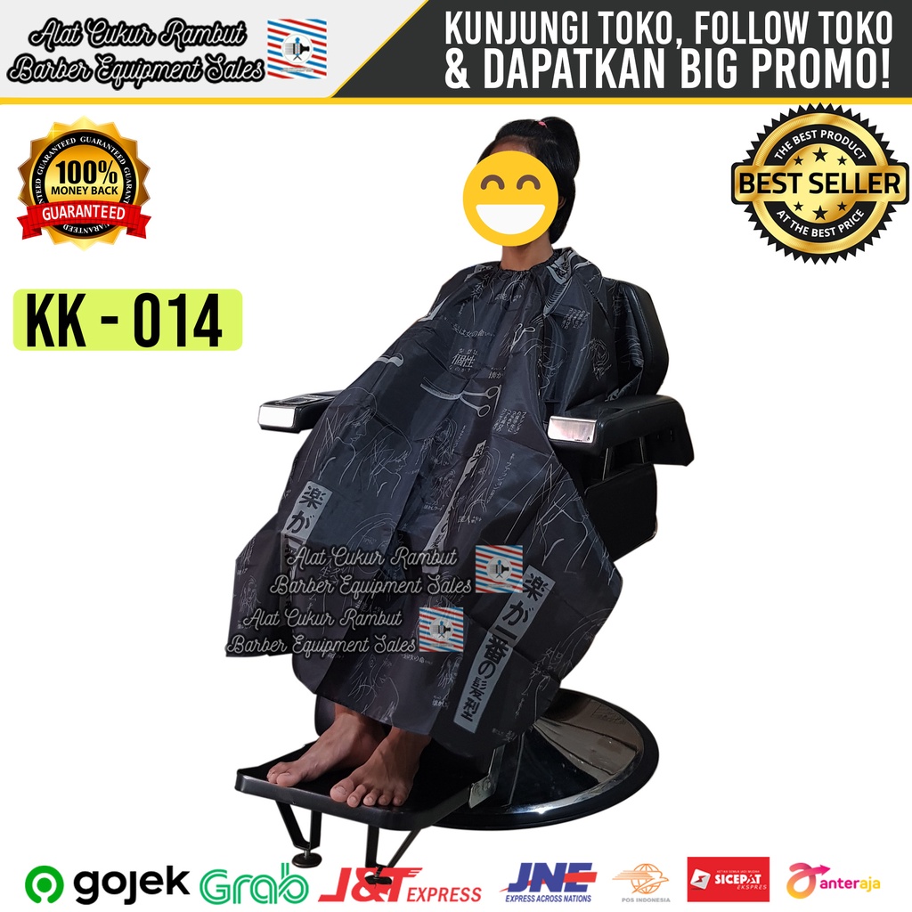 Jual Kain Kep Kip Cukur Potong Rambut Barber Salon Jepang Hitam KK14 ...