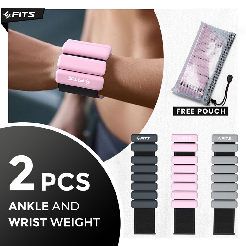 Jual SFIDN FITS Adjustable Wrist & Ankle Weight Bracelet 1KG | For Gym ...