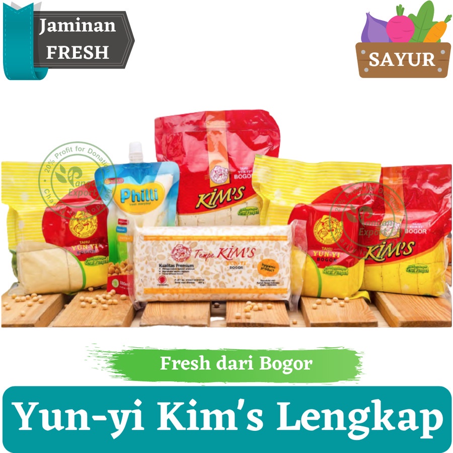 Jual Tahu Tempe Kims Yunyi Bogor Yun Yi Kims Tofu Tempe Shopee