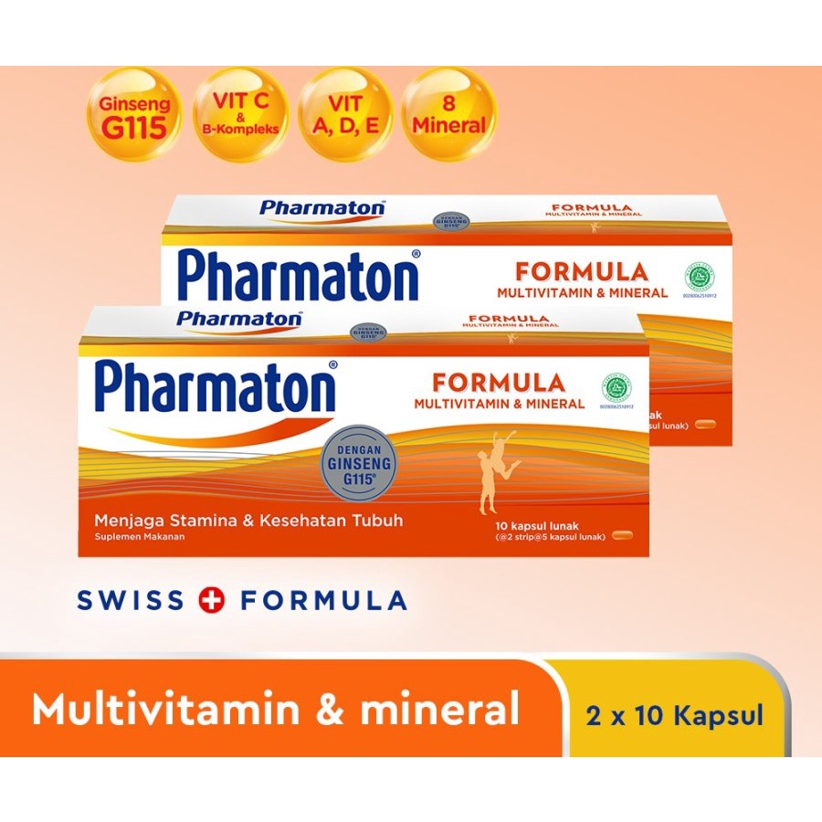 Jual Pharmaton Formula Multivitamin 20s | Shopee Indonesia