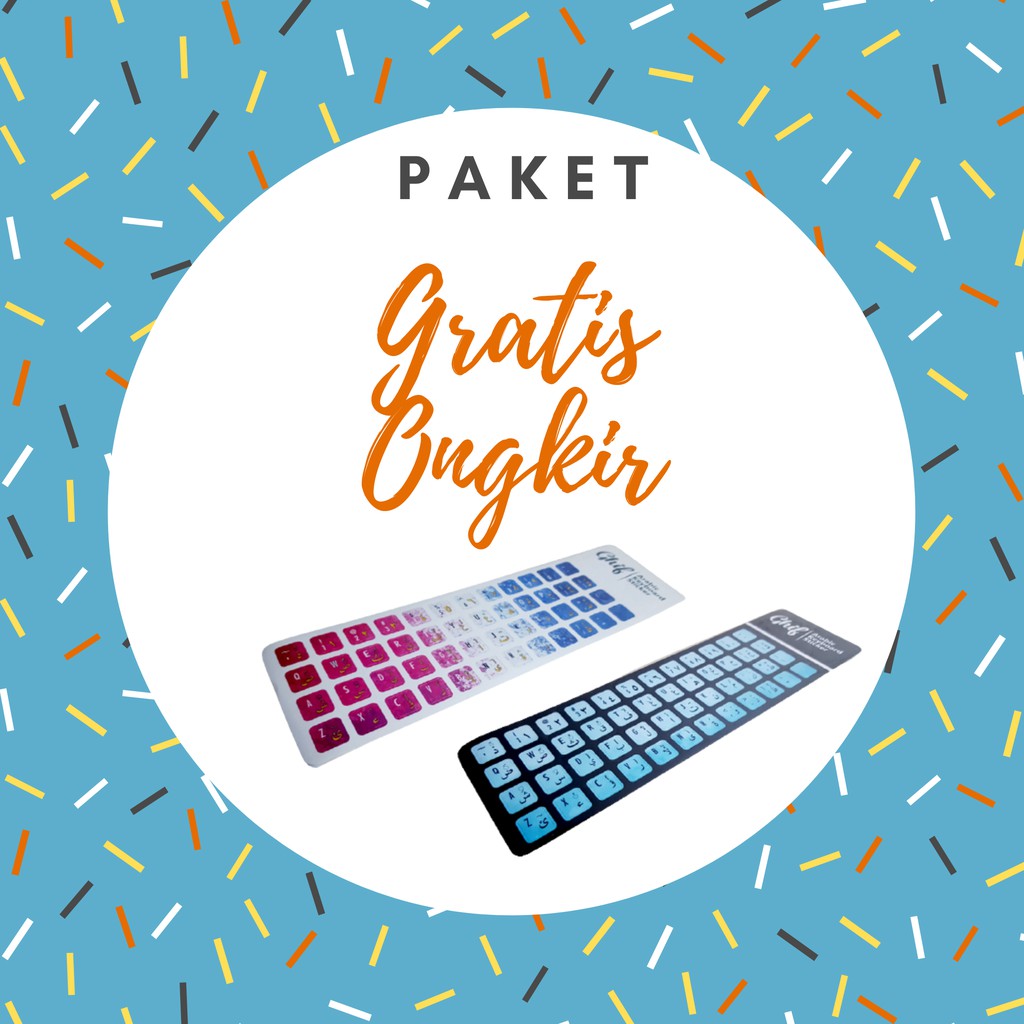 Jual Paket GRATIS ONGKIR Stiker Keyboard Arab Motif Sky Walk dan Baby ...